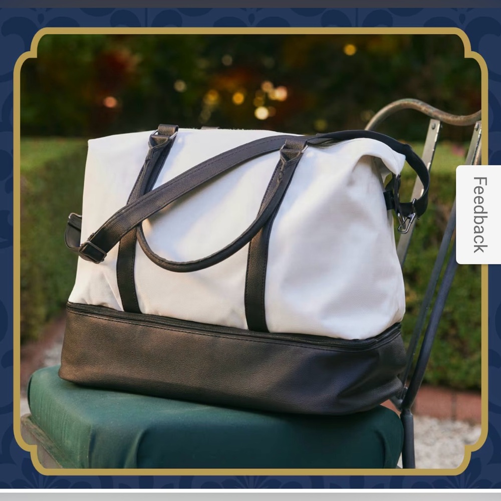 NWT DSW Exclusive Mini Weekender in Black & White